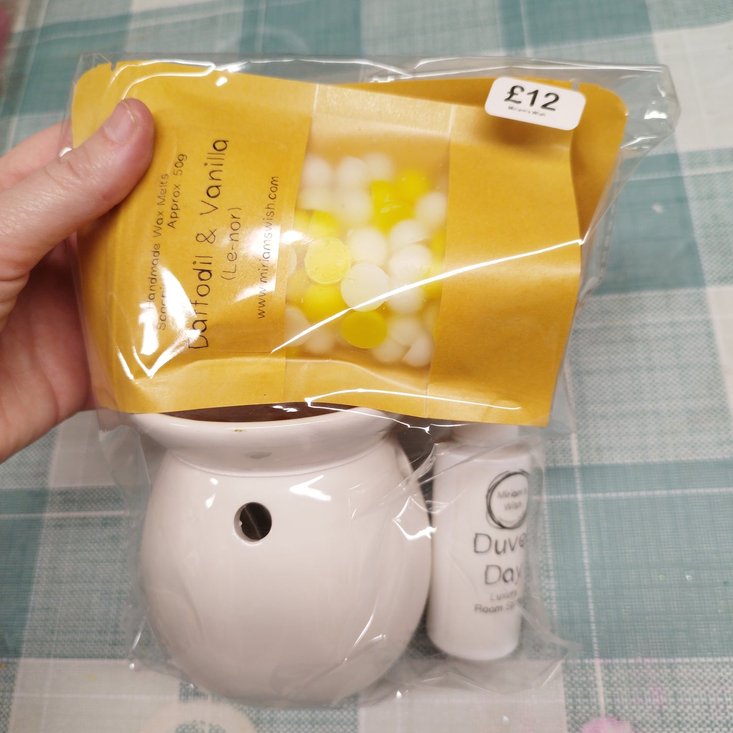 Tea light burner gift set