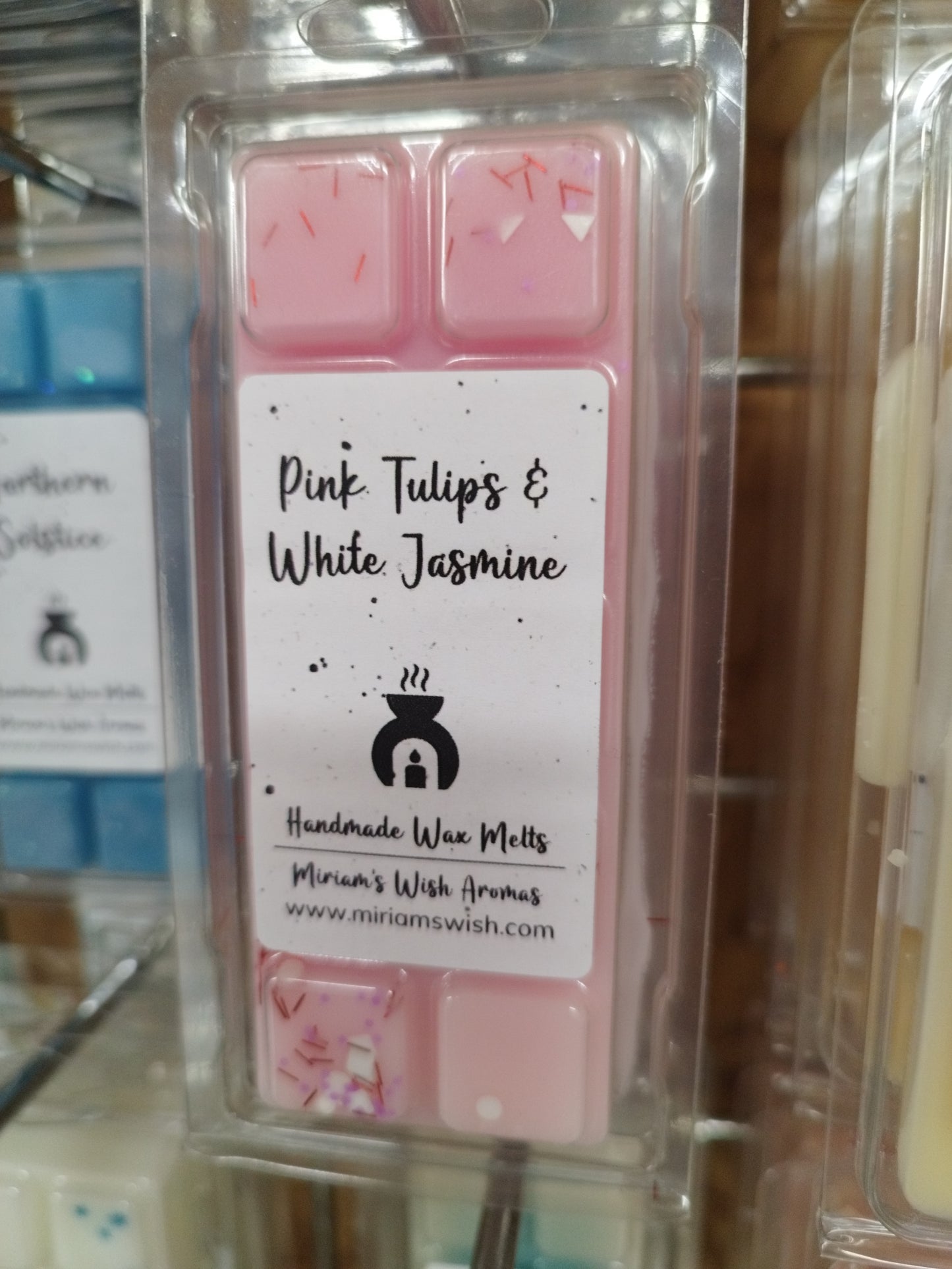 Pink tulips & jasmine