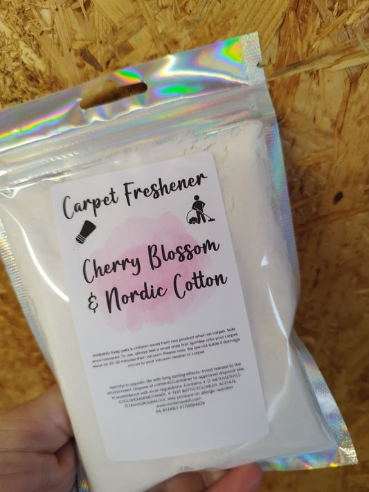 150g Cherry Blossom Nordic Cotton Carpet Freshener