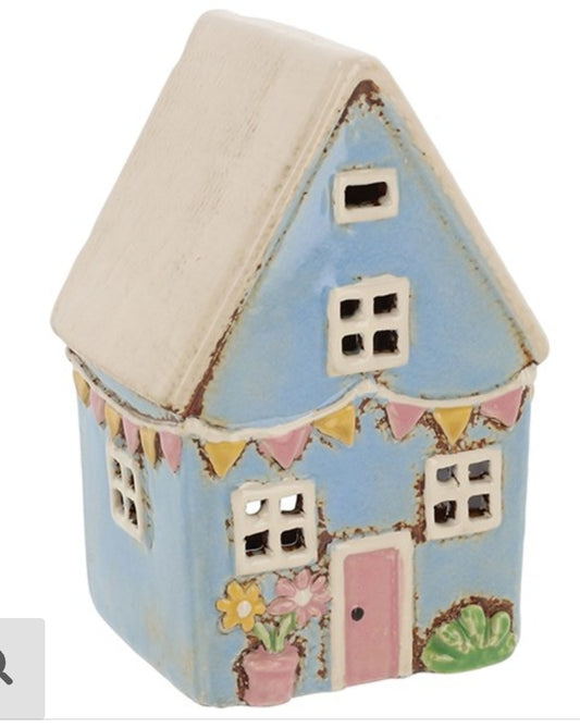 Flag house blue